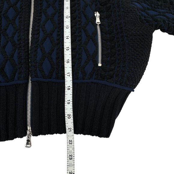 3.1 PHILLIP LIM Woven Mock Cable Bomber M - Picture 9 of 10